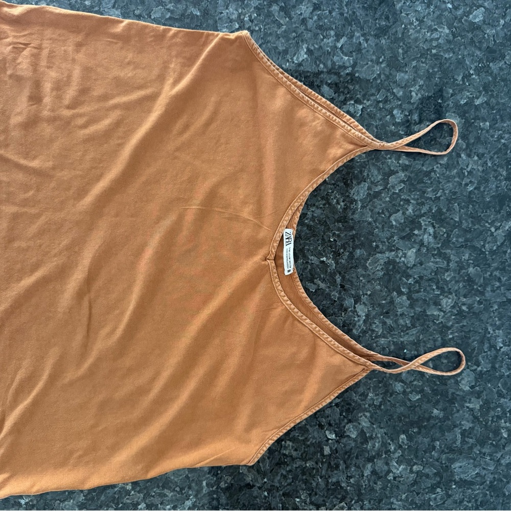 Zara Camel Camisole Top